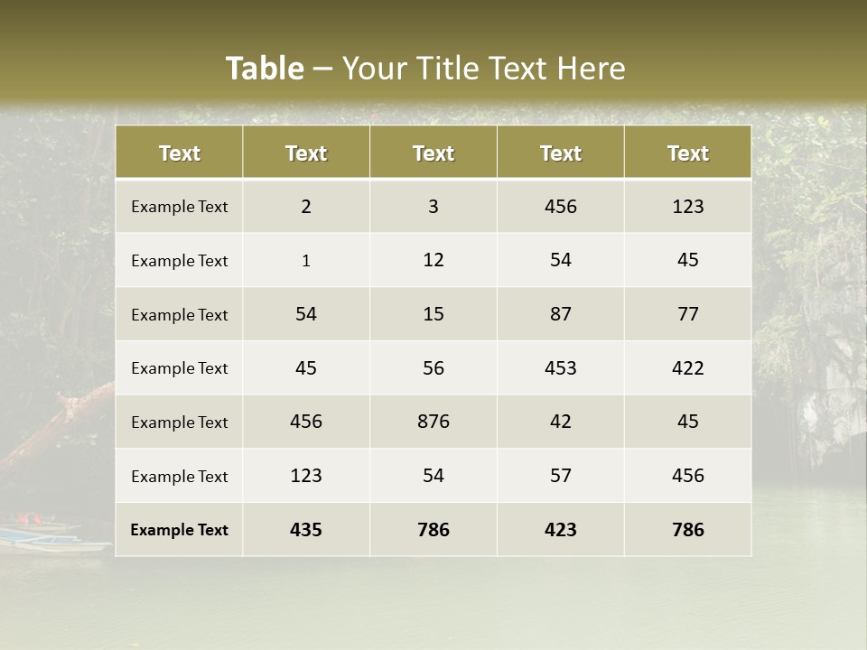 A Group Of Boats Floating On Top Of A River PowerPoint Template