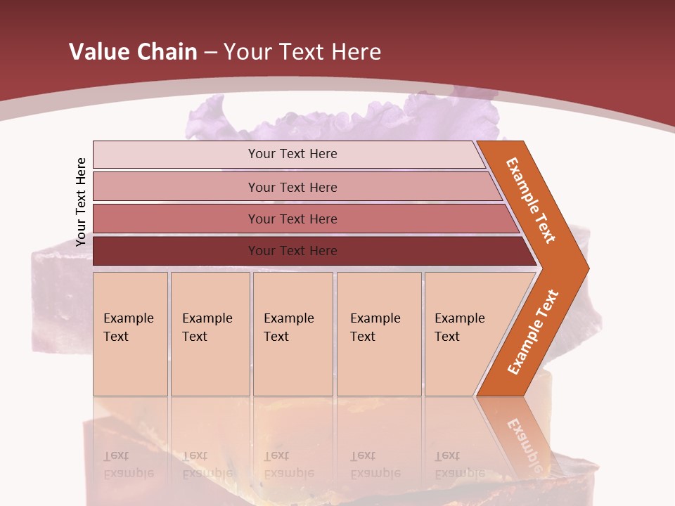 Three Soap Bars With A Purple Flower On Top Of Them PowerPoint Template