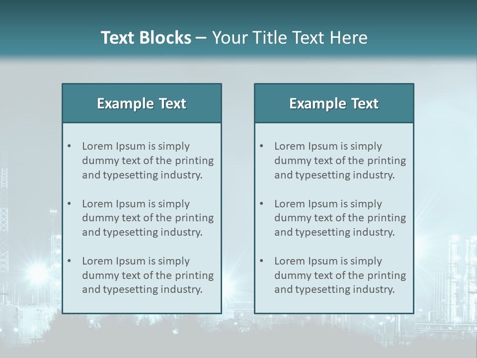 An Oil Pump In The Middle Of A Field PowerPoint Template