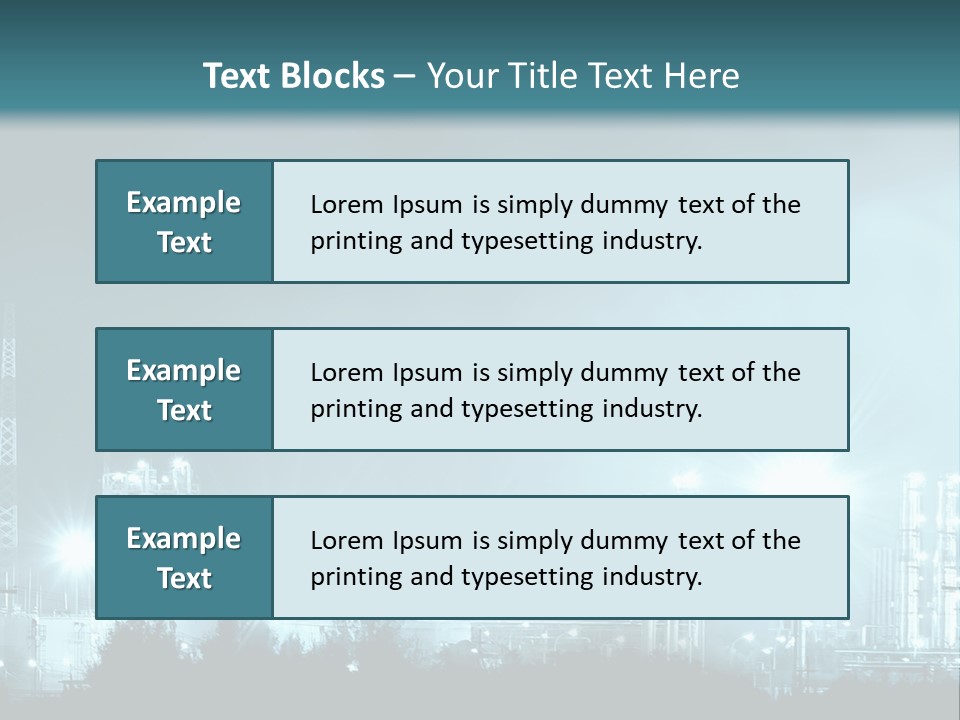 An Oil Pump In The Middle Of A Field PowerPoint Template