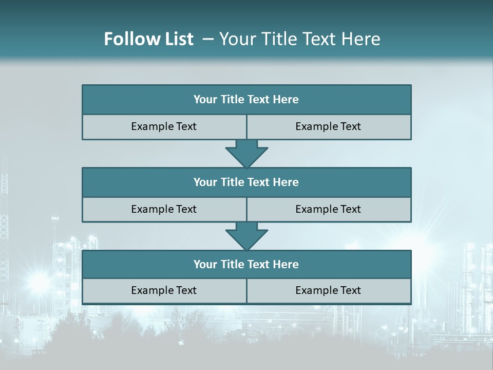An Oil Pump In The Middle Of A Field PowerPoint Template