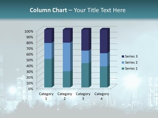 An Oil Pump In The Middle Of A Field PowerPoint Template