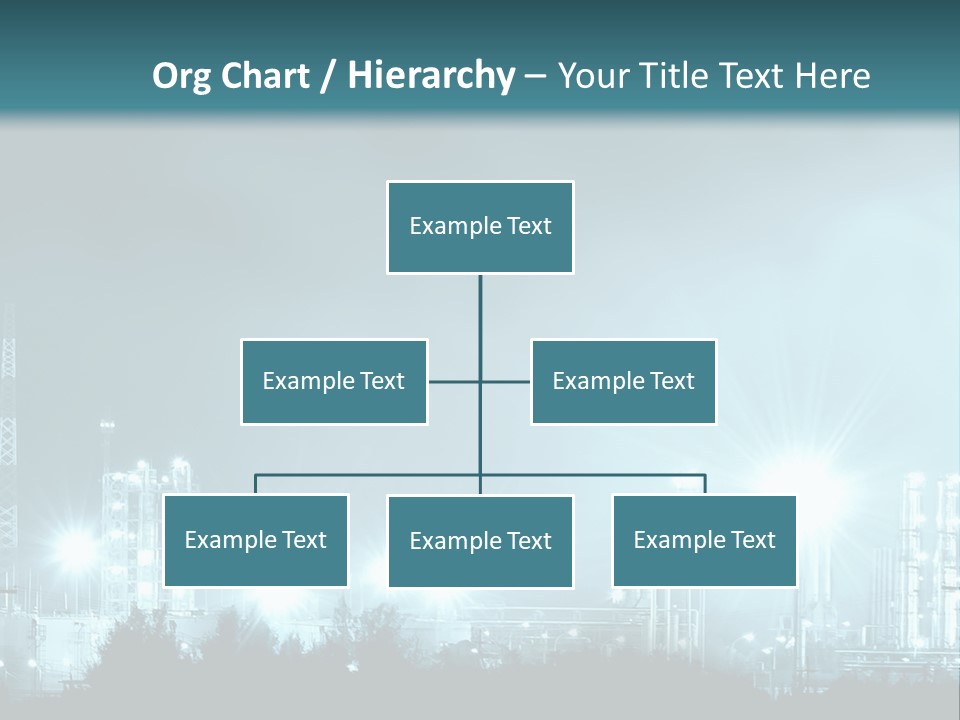 An Oil Pump In The Middle Of A Field PowerPoint Template