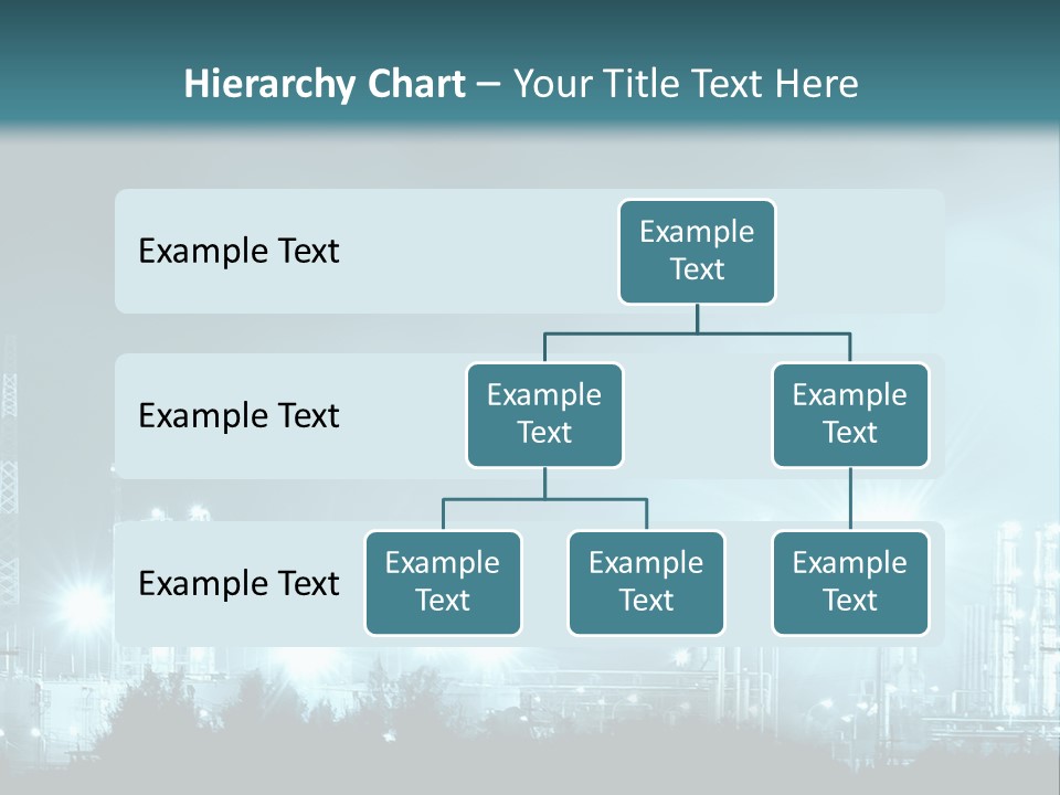 An Oil Pump In The Middle Of A Field PowerPoint Template