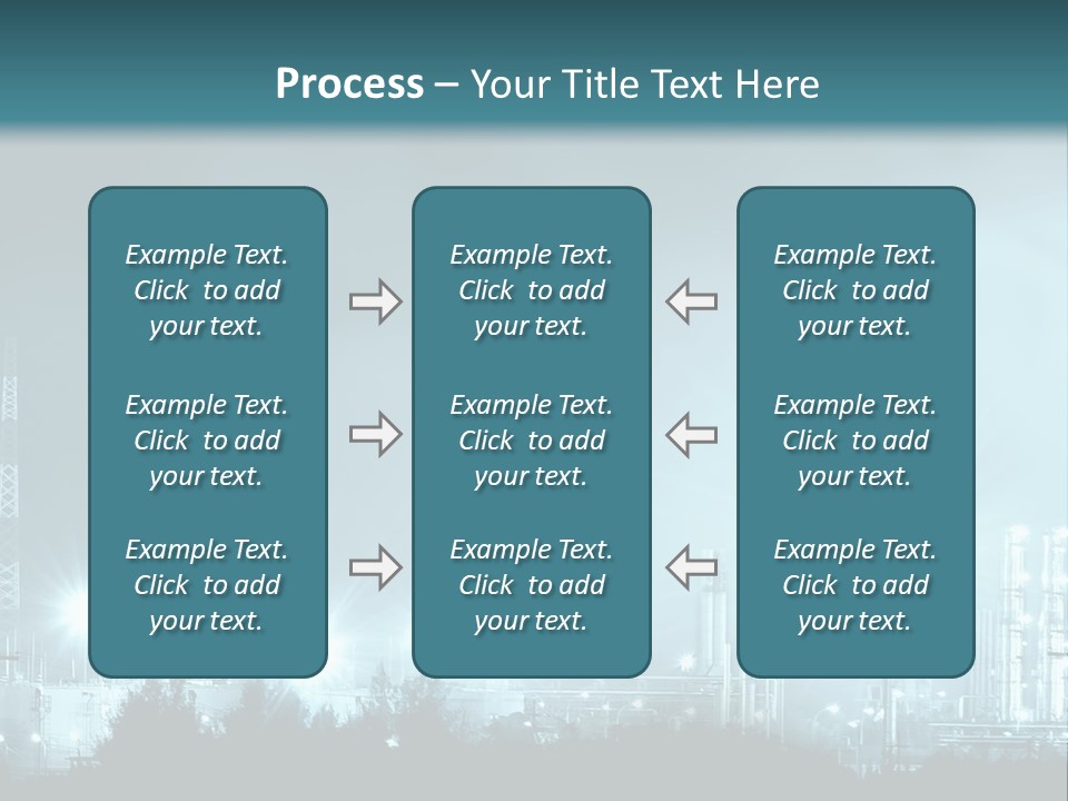 An Oil Pump In The Middle Of A Field PowerPoint Template