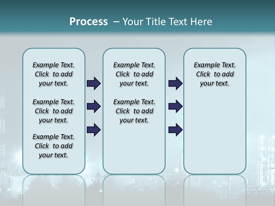 An Oil Pump In The Middle Of A Field PowerPoint Template