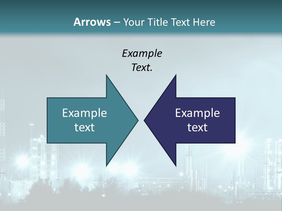 An Oil Pump In The Middle Of A Field PowerPoint Template