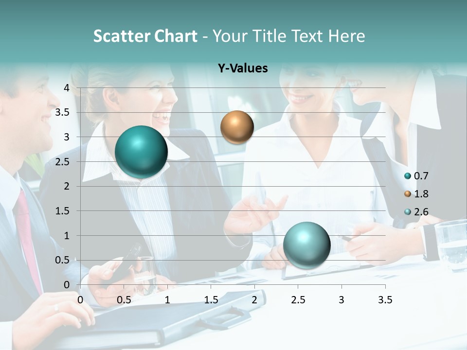 A Group Of People Sitting Around A Table Talking PowerPoint Template