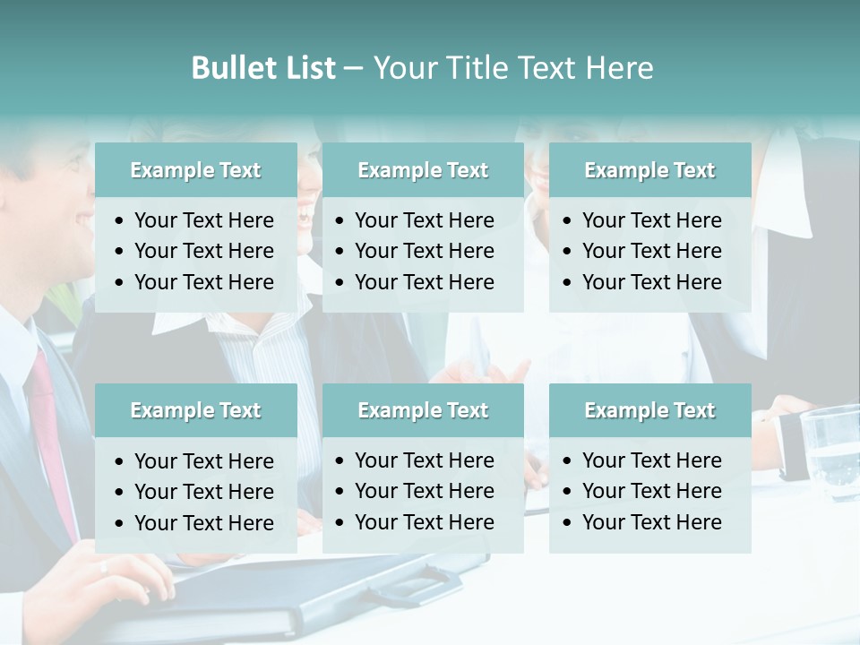 A Group Of People Sitting Around A Table Talking PowerPoint Template