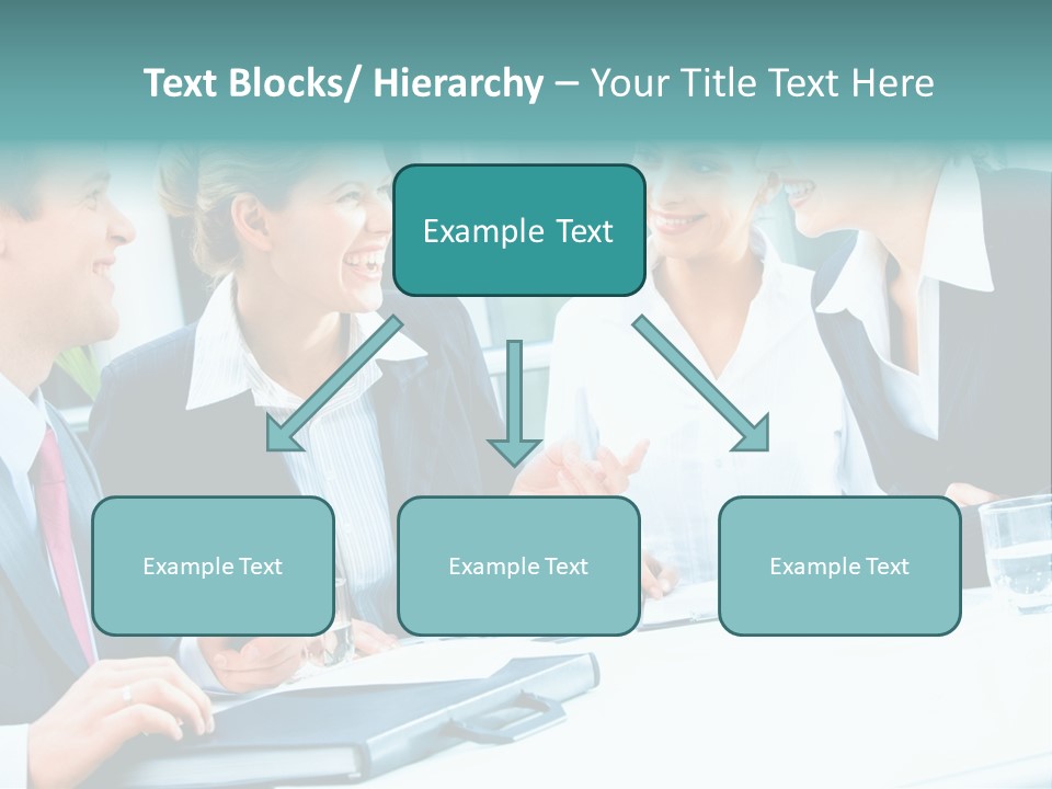 A Group Of People Sitting Around A Table Talking PowerPoint Template
