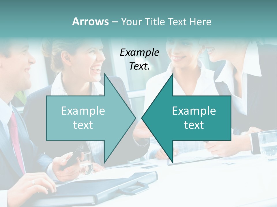 A Group Of People Sitting Around A Table Talking PowerPoint Template