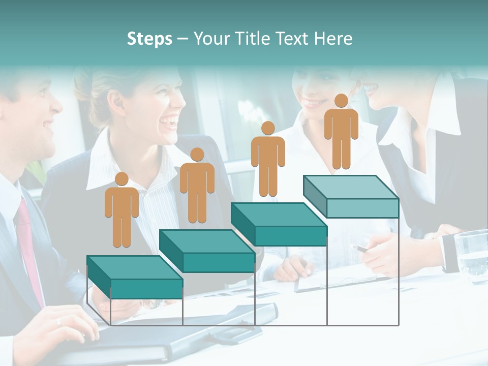 A Group Of People Sitting Around A Table Talking PowerPoint Template