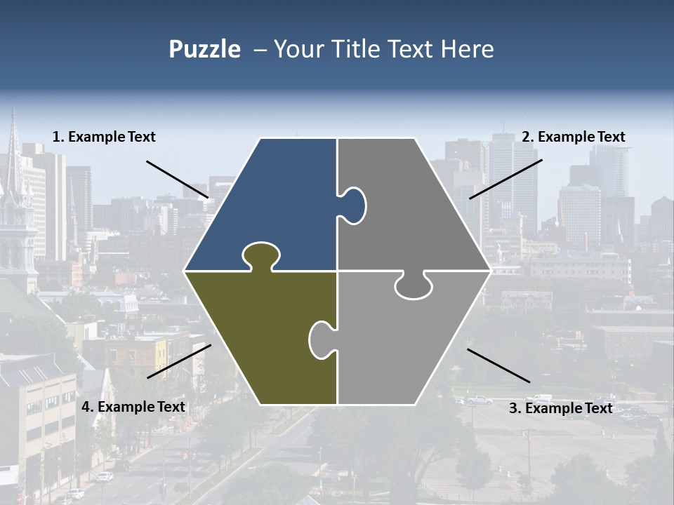 Sunset Island Perspective PowerPoint Template