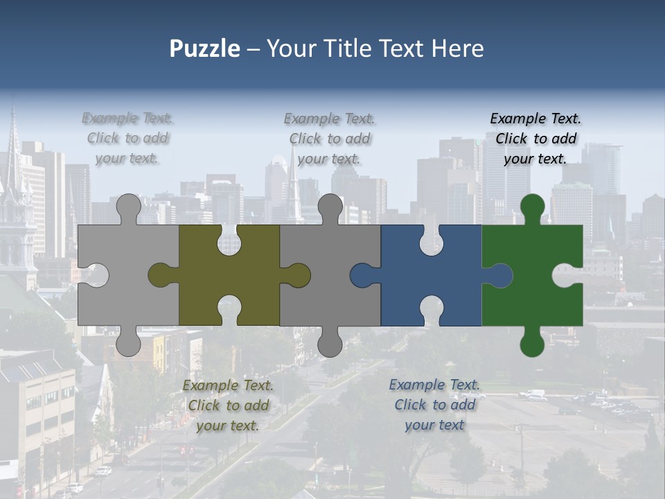 Sunset Island Perspective PowerPoint Template