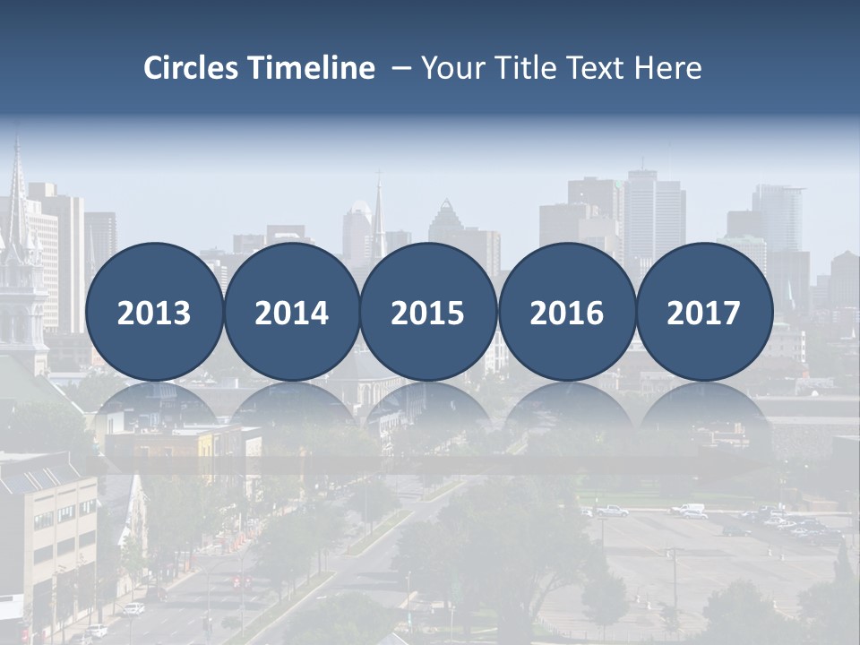 Sunset Island Perspective PowerPoint Template