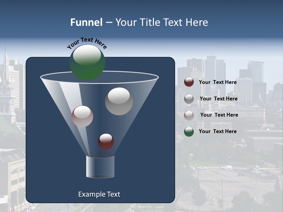 Sunset Island Perspective PowerPoint Template