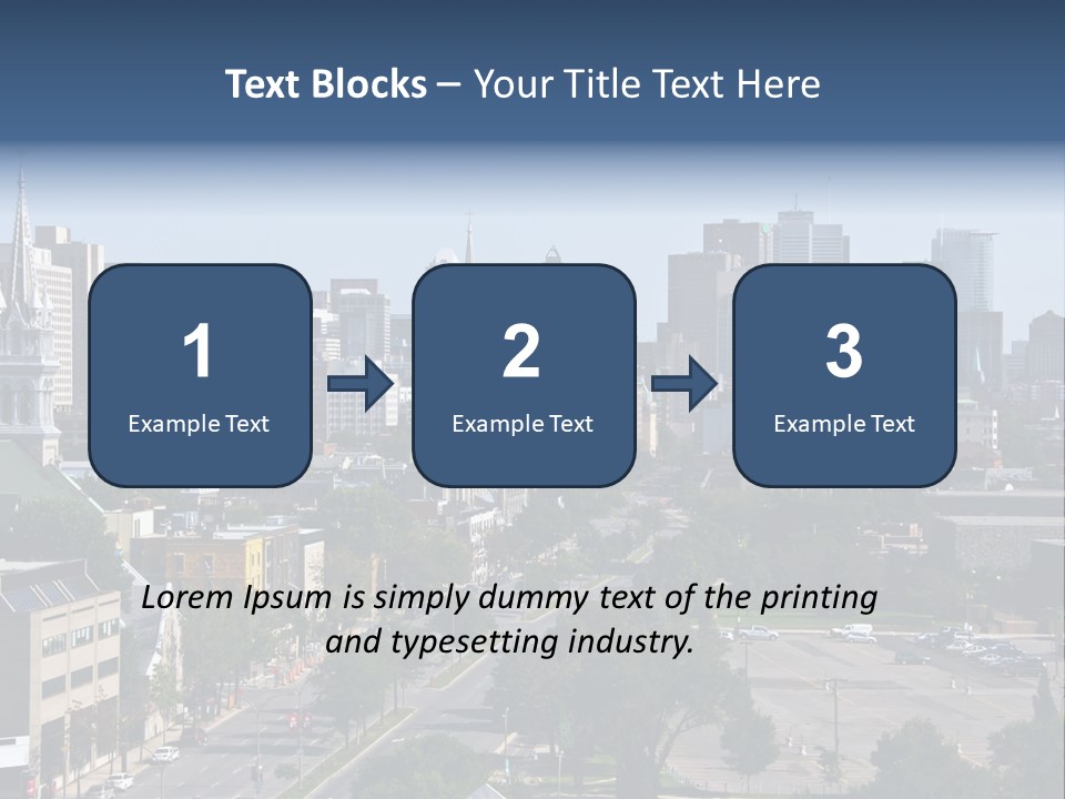 Sunset Island Perspective PowerPoint Template
