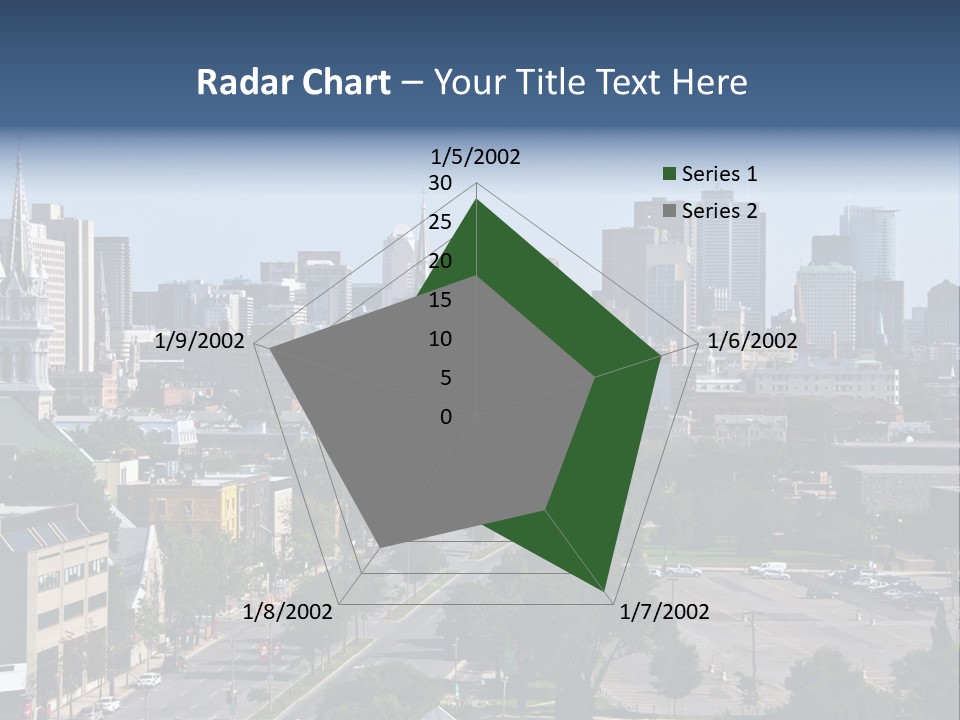 Sunset Island Perspective PowerPoint Template