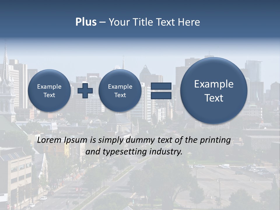Sunset Island Perspective PowerPoint Template