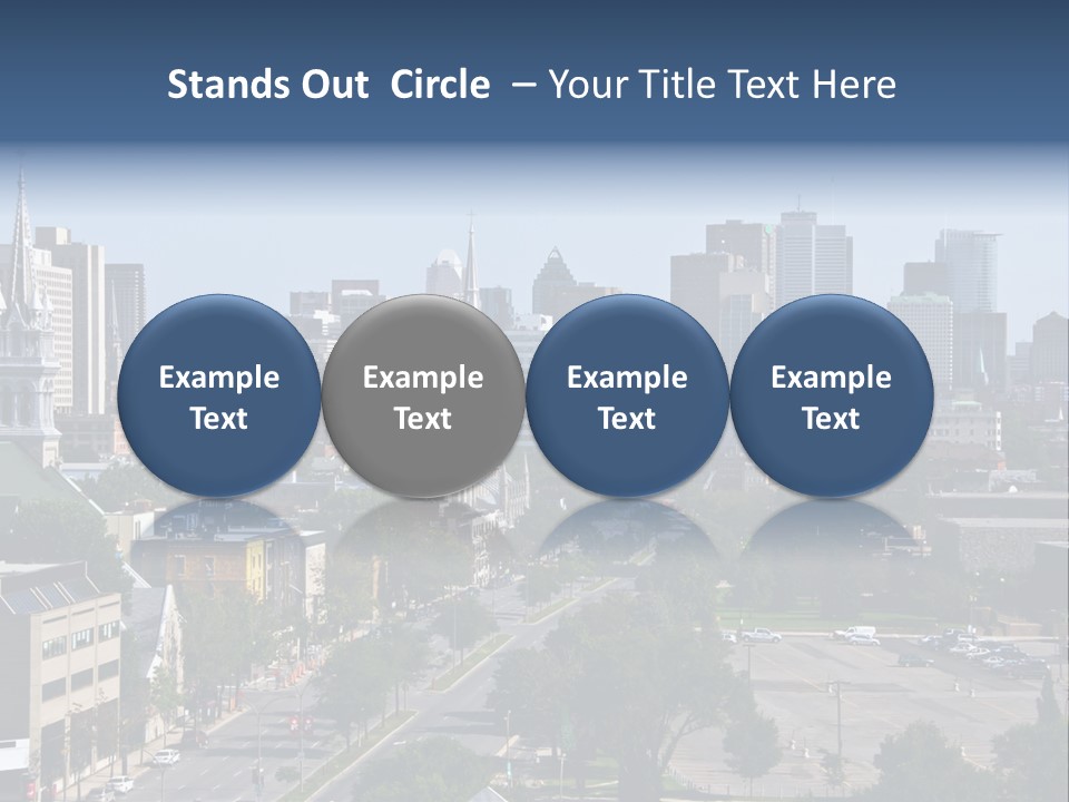 Sunset Island Perspective PowerPoint Template