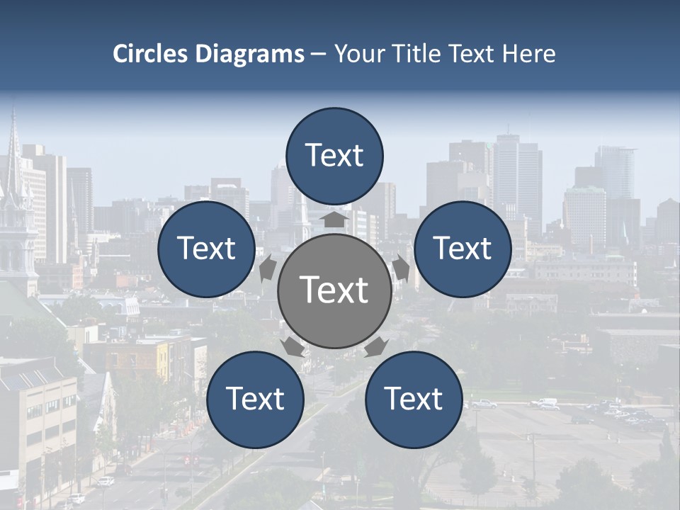 Sunset Island Perspective PowerPoint Template