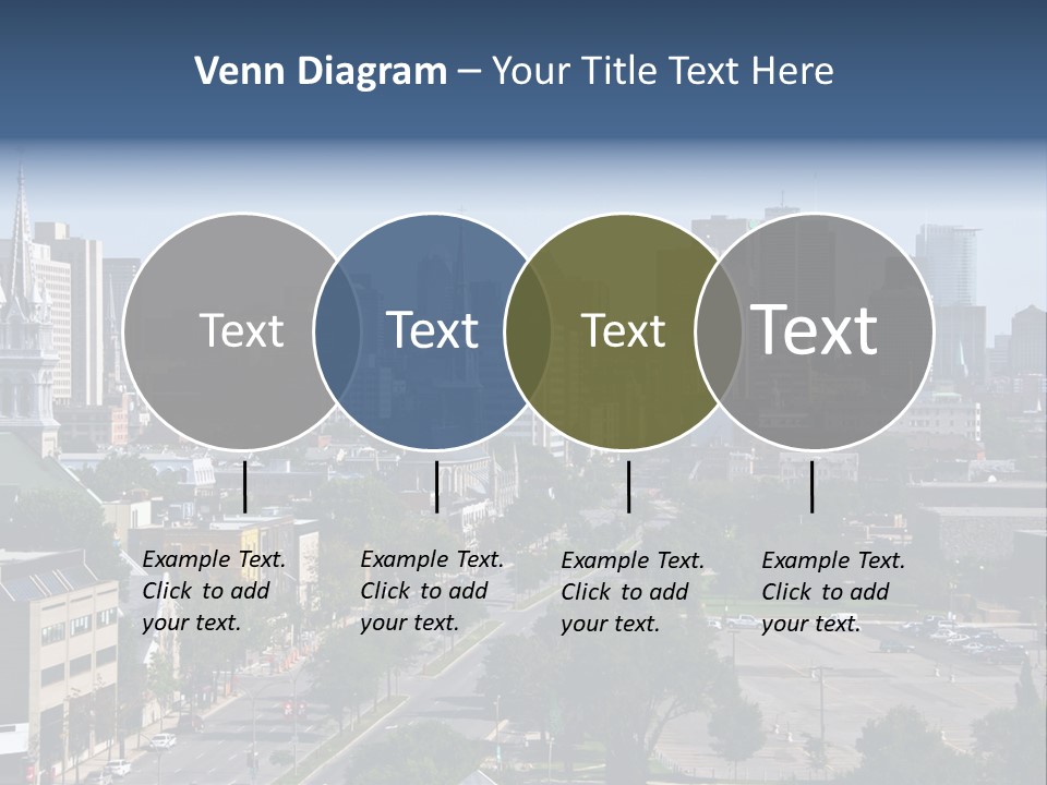 Sunset Island Perspective PowerPoint Template