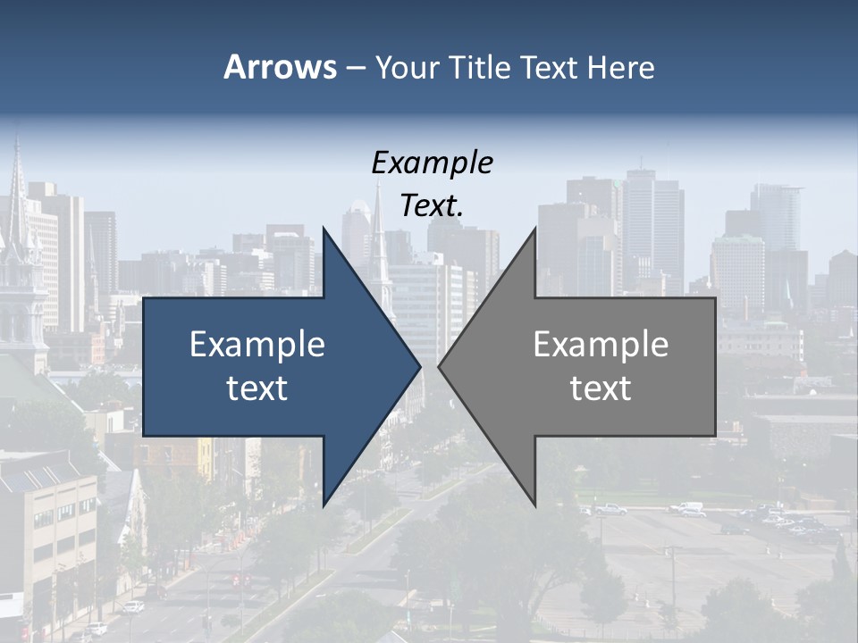 Sunset Island Perspective PowerPoint Template