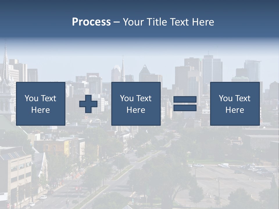 Sunset Island Perspective PowerPoint Template