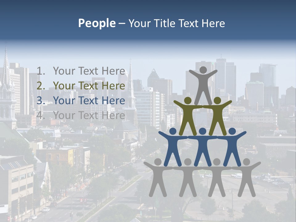 Sunset Island Perspective PowerPoint Template