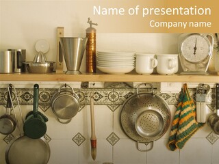 Cup Can Oven PowerPoint Template