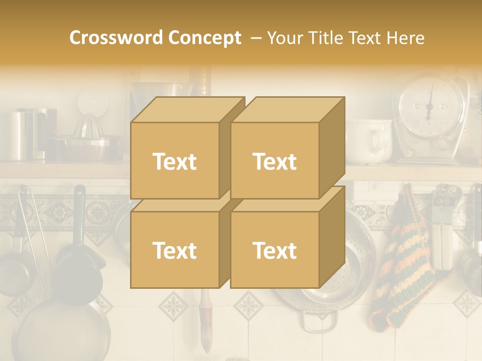 Cup Can Oven PowerPoint Template