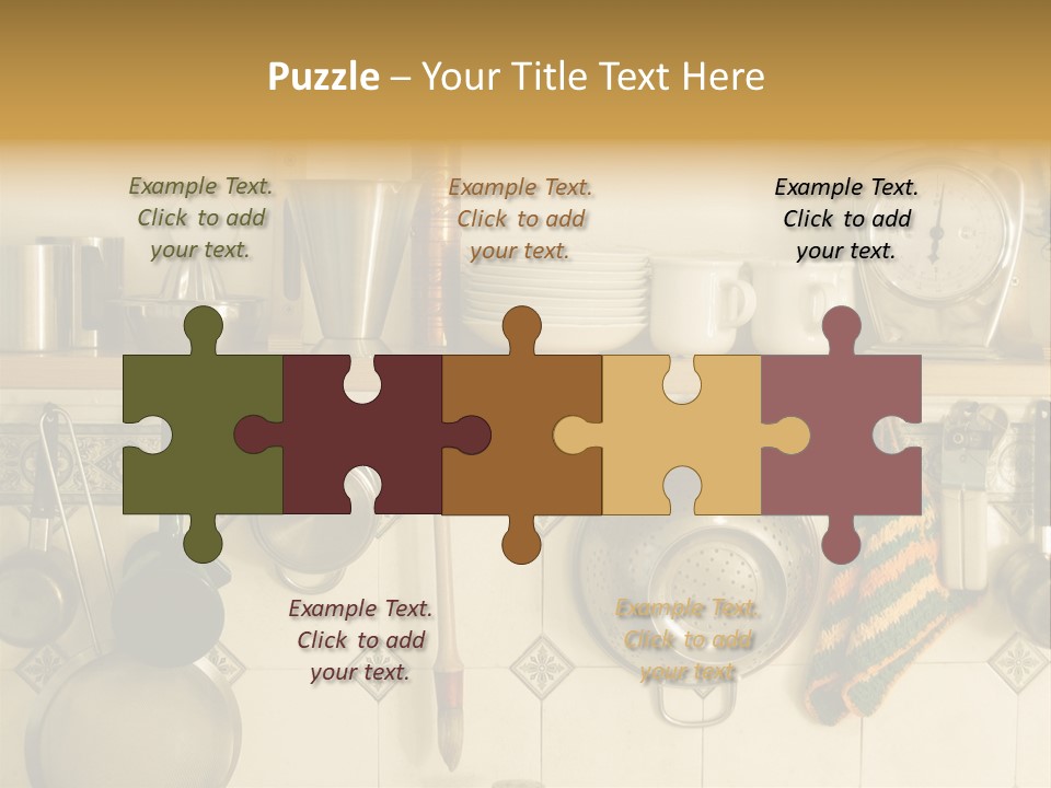 Cup Can Oven PowerPoint Template