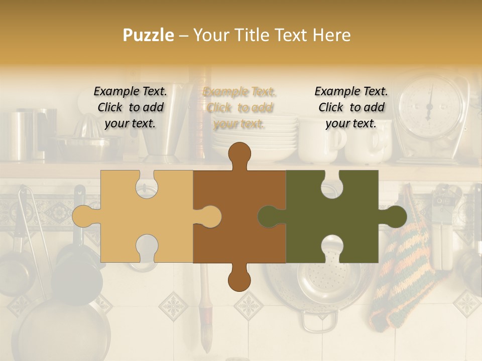 Cup Can Oven PowerPoint Template