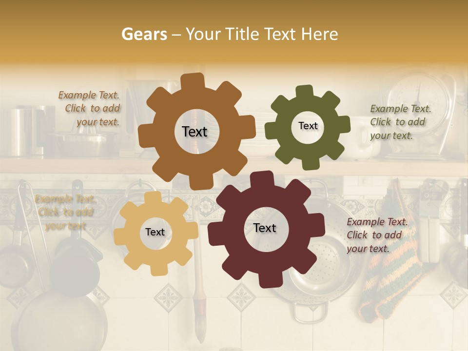 Cup Can Oven PowerPoint Template