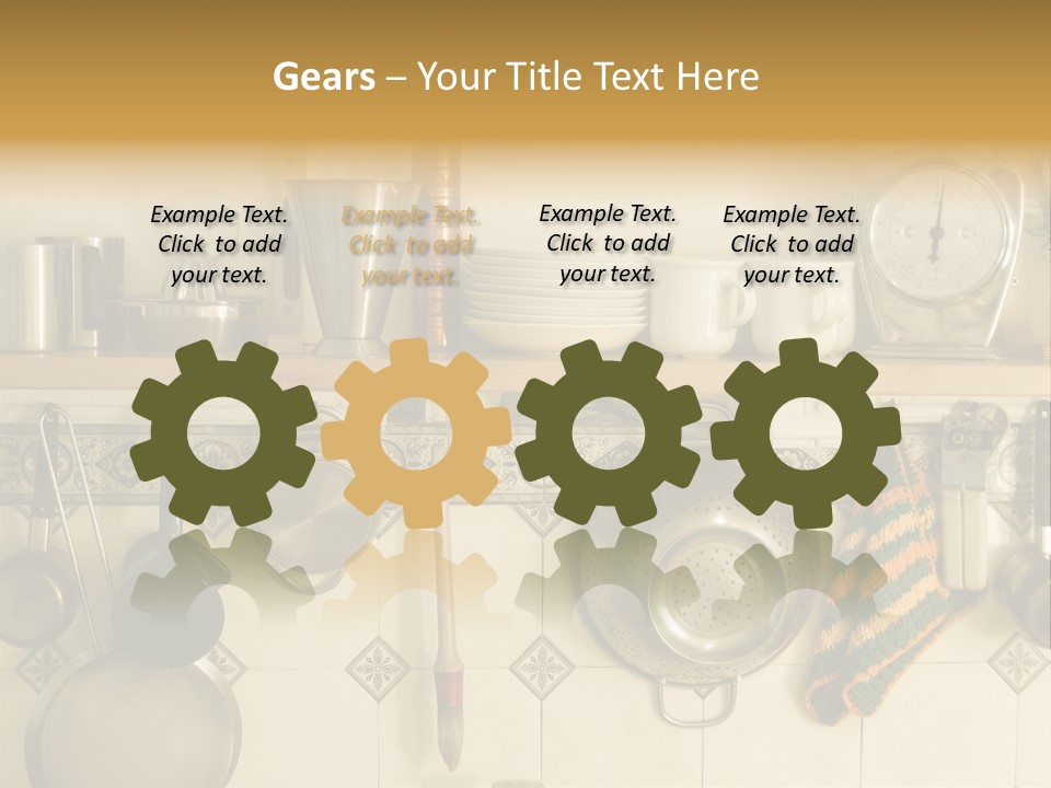 Cup Can Oven PowerPoint Template