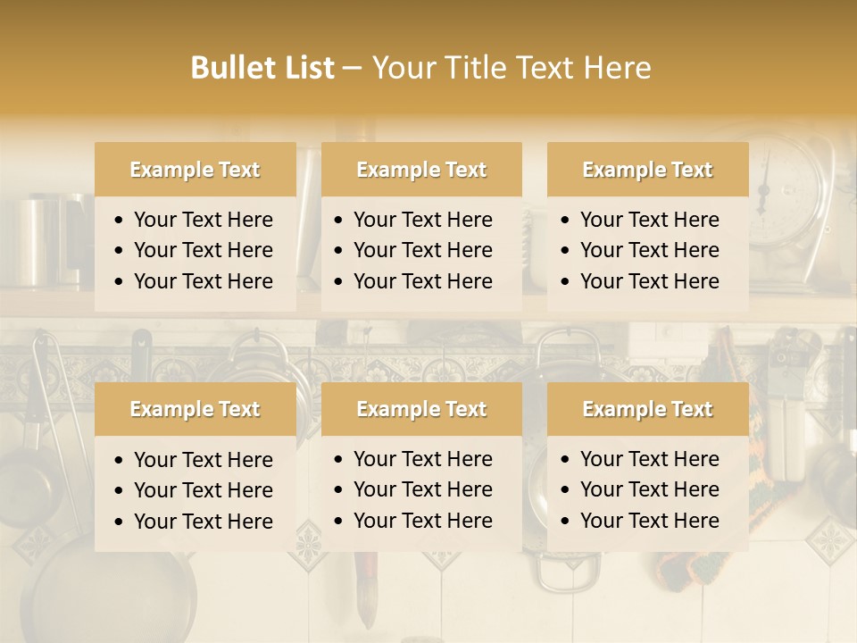 Cup Can Oven PowerPoint Template