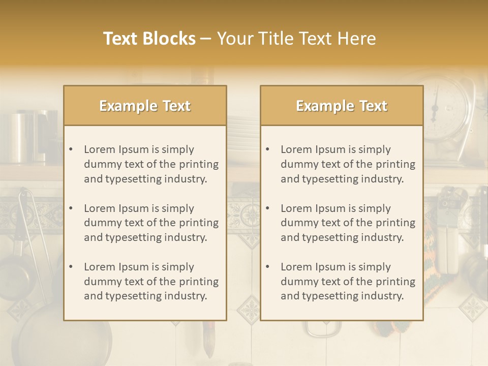 Cup Can Oven PowerPoint Template