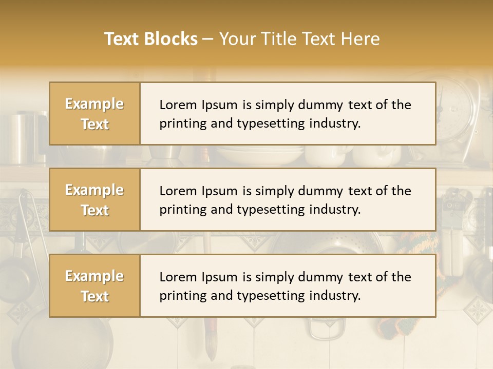 Cup Can Oven PowerPoint Template