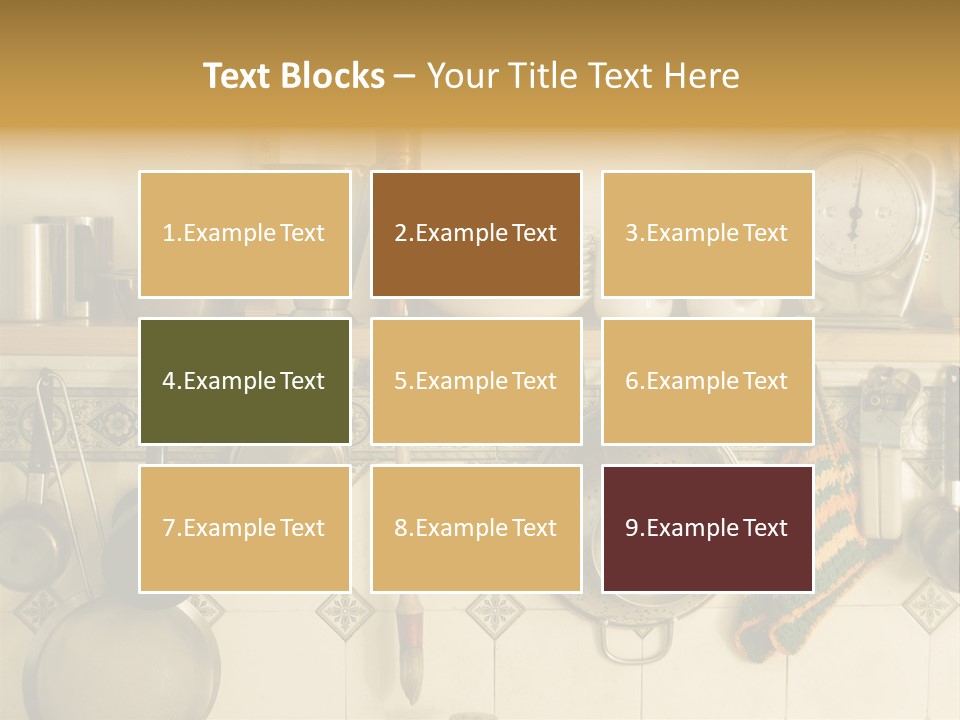 Cup Can Oven PowerPoint Template