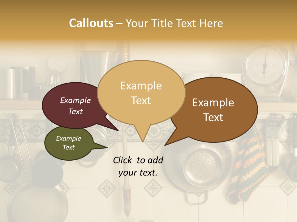 Cup Can Oven PowerPoint Template