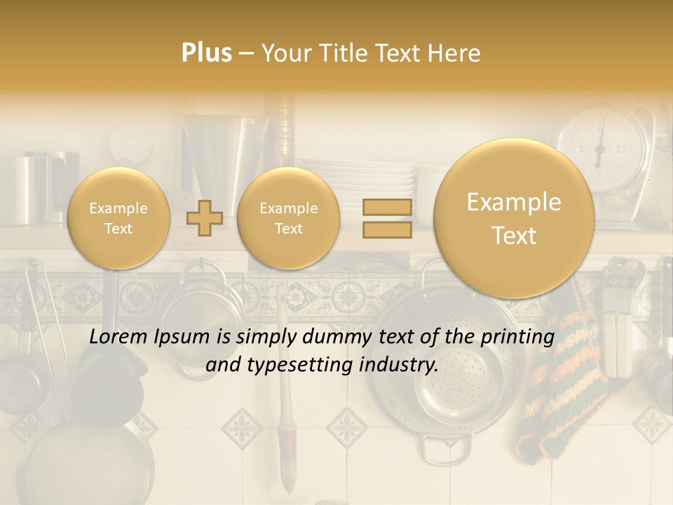 Cup Can Oven PowerPoint Template