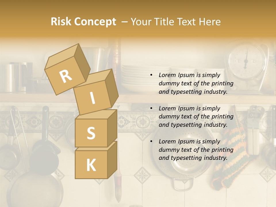 Cup Can Oven PowerPoint Template