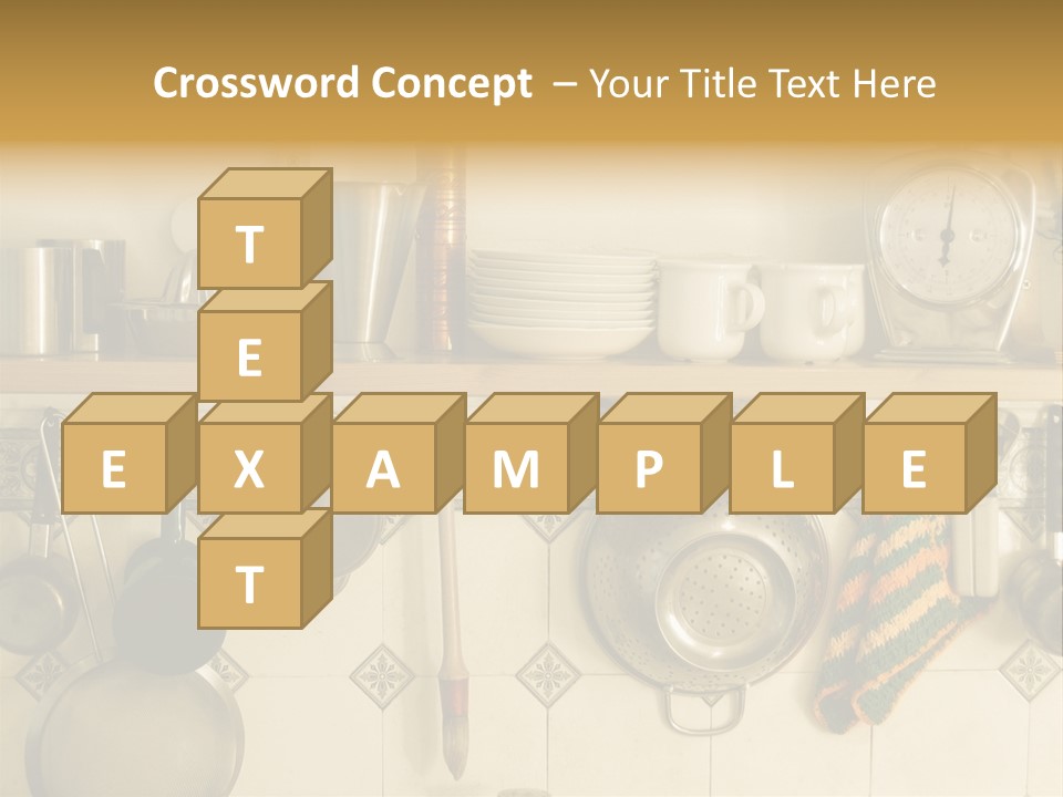 Cup Can Oven PowerPoint Template