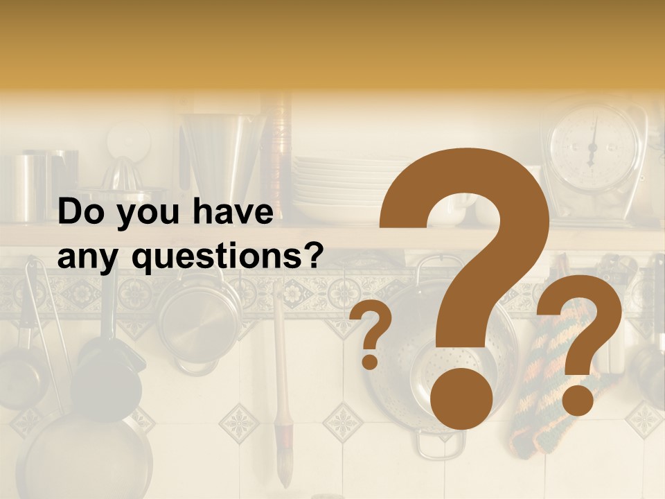 Cup Can Oven PowerPoint Template