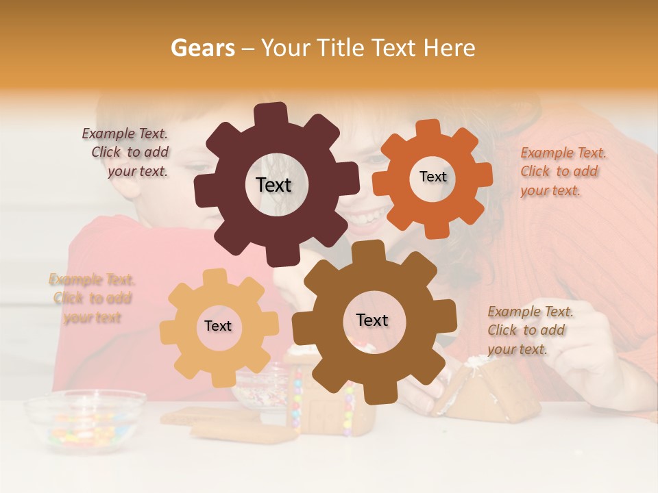 Gingerbread House Entertainment Christmas PowerPoint Template