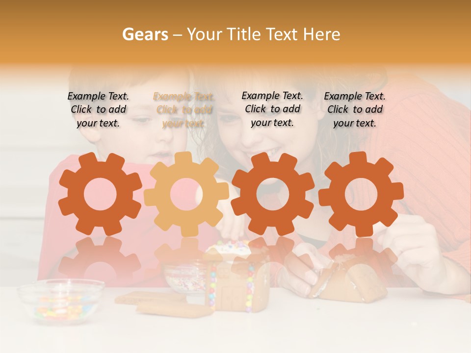 Gingerbread House Entertainment Christmas PowerPoint Template