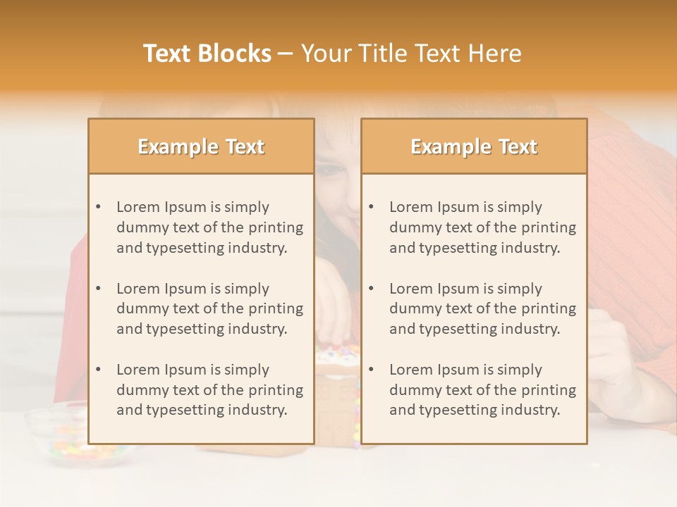 Gingerbread House Entertainment Christmas PowerPoint Template
