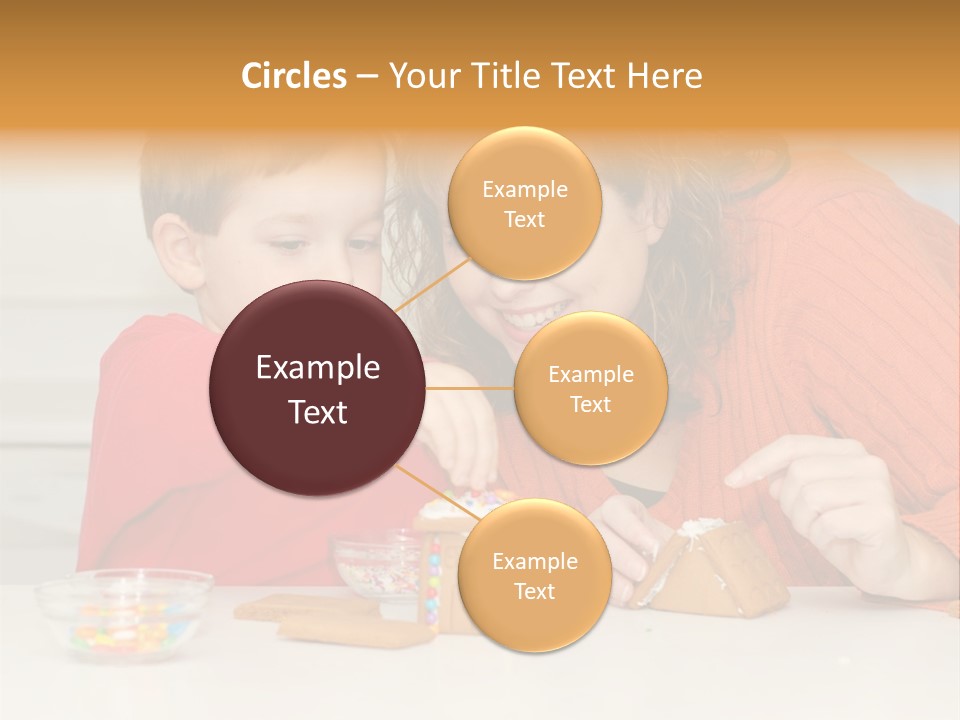 Gingerbread House Entertainment Christmas PowerPoint Template