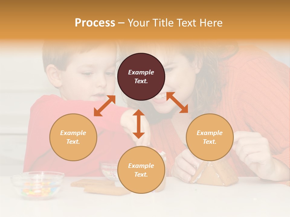 Gingerbread House Entertainment Christmas PowerPoint Template