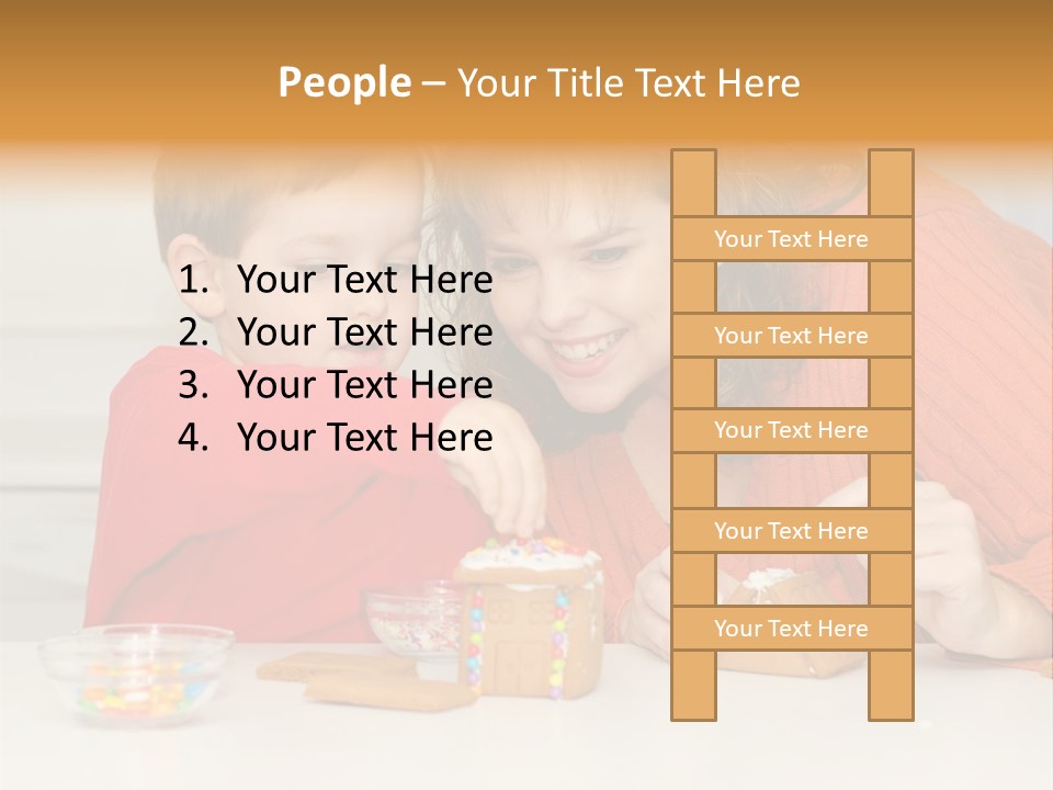 Gingerbread House Entertainment Christmas PowerPoint Template